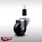 Service Caster 3'' SS Soft Rubber Wheel Swivel 1-3/8'' Expanding Stem Caster SCC-SSEX20S314-SRS-138 - alternate 4
